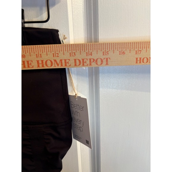 Sweetflexx Resistance Activewear Leggings Black High Waisted Ruched BLK W Sz6 - Picture 9 of 9